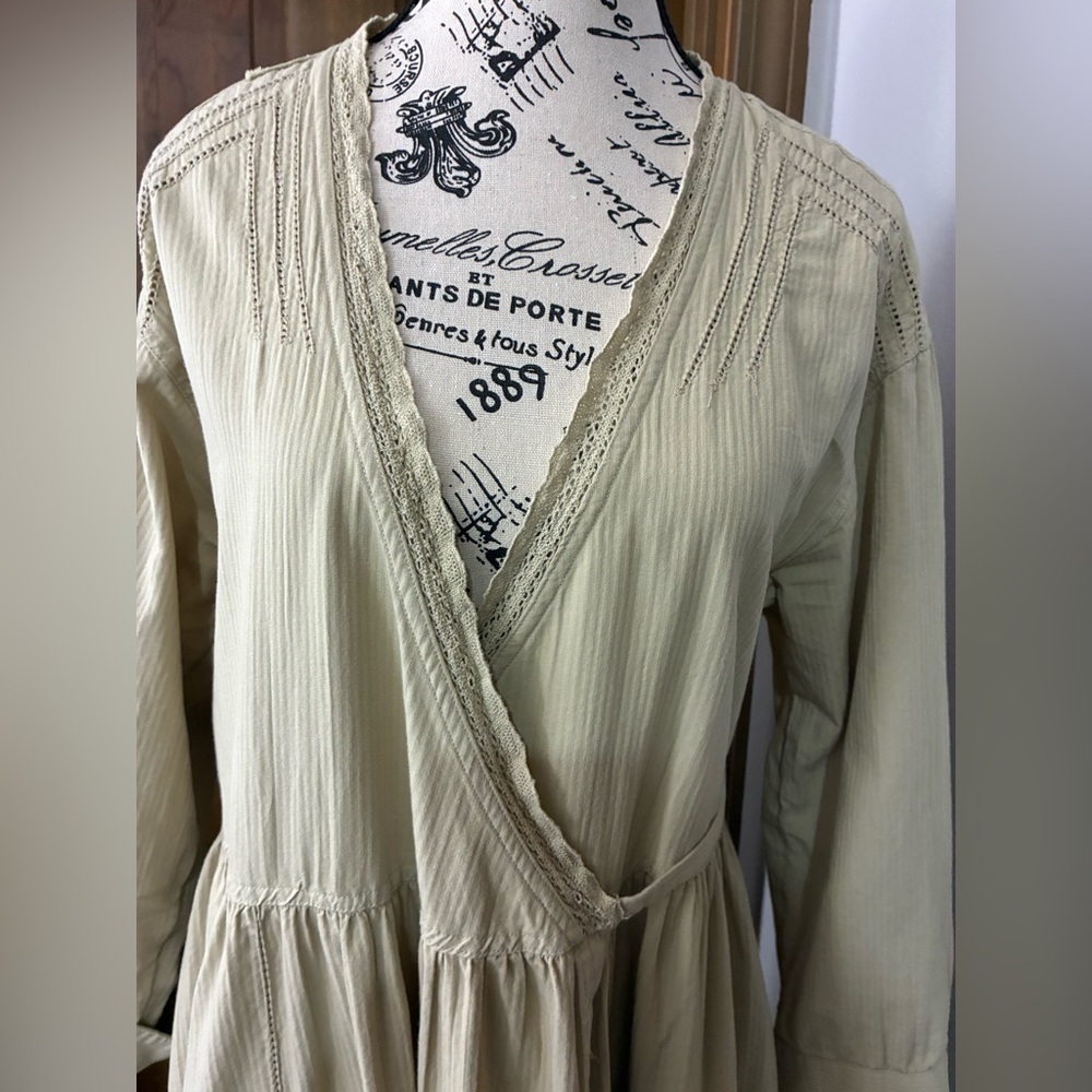 Free people Wrap Maxi Dress in tan - Picture 13 of 15